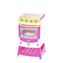 Fogão Cozinha Infantil Menina Moranguita Panela Cupcake e Acessórios - Magic toys