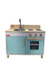 Fogão Cozinha Mini de Madeira Infantil (Verde)