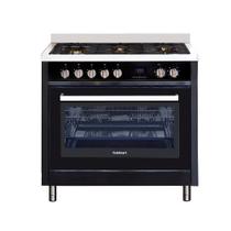 Fogão cuisinart arkton 5 queimadores com forno elétrico em aço inoxidável 90cm 220v 4092740104