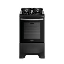 Fogão Dako 4 Bocas com Mesa de Vidro Mega Chama Supreme Glass Preto Bivolt