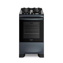 Fogão Dako 4 Bocas Supreme Timer Glass Titanium Bivolt