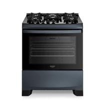 Fogão Dako 5 Bocas A Gas Supreme Timer Glass Titanium Bivolt