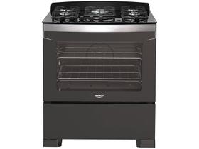 Fogão Dako Diplomata 5 Bocas Automático Mesa de Vidro Tripla Chama