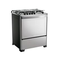 Fogão Dako Magister 5 Bocas Style Mesa De Inox A Gás Bivolt
