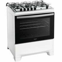 Fogão Dako Supreme 5 bocas com acendimento automático mesa de inox bivolt Branco