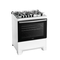 Fogão Dako Supreme 5 Bocas com Mesa Inox Acendimento Automatico Branco Bivolt