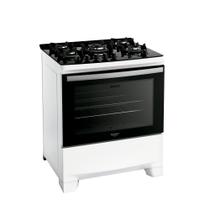 Fogão Dako Supreme Glass 5 Bocas a Gás Acendimento Automatico Branco Bivolt