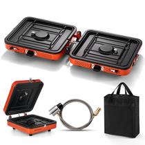 Fogão de acampamento Odoland Portable 2 queimadores a propano 17000 BTU/h