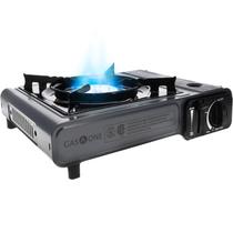 Fogão de acampamento portátil de butano a gás One com estojo de 7.650 BTU Fogão de acampamento portátil de butano a gás One com estojo de 7.650 BTU