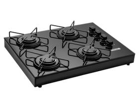 Fogão de bancada a Gás 4 Bocas Stelar Euro Preto Fogão de bancada a Gás 4 Bocas Stelar Euro Preto