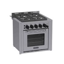 Fogão de Embutir 4 Bocas Temis Inox Gás GLP 127 V Venax