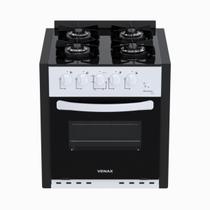 Fogao de Embutir 4 Bocas Venax Picasso Line Branco Gas Glp
