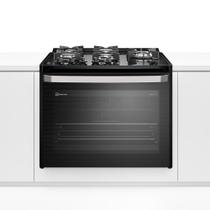 Fogão de Embutir 5 bocas Electrolux Preto Experience com Mesa de Vidro, Grill e PerfectCook360 (FE5EB)