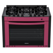 Fogao de Embutir 5 Bocas Venax Gaudi Prisma Vitreo Bl Pink Gas Glp Fogao de Embutir 5 Bocas Venax Gaudi Prisma Vitreo Bl Pink Gas Glp