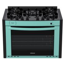Fogao de Embutir 5 Bocas Venax Gaudi Prisma Vitreo Bl Verde Gas Glp Fogao de Embutir 5 Bocas Venax Gaudi Prisma Vitreo Bl Verde Gas Glp