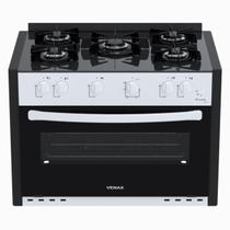 Fogao de Embutir 5 Bocas Venax Picasso Line Branco Gas Glp