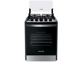 Fogão de Embutir Brastemp 4 Bocas, Chama Dupla BYO4EBR