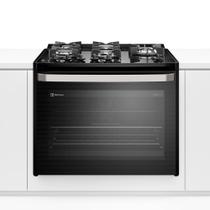 Fogão de Embutir Electrolux de 05 Bocas Experience com Mesa Vidro e Grill Preto - FE5EB