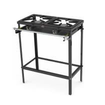 Fogão de Ferro para Cozinha Industrial Alta Pressão 2 Bocas 100mm PREA-200 FF - Progás Fogão de Ferro para Cozinha Industrial Alta Pressão 2 Bocas 100mm PREA-200 FF - Progás