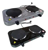 Fogão de Indução Cooktop 2000W 2 Bocas Cinza com 5 Temperaturas Fogão de Indução Cooktop 2000W 2 Bocas Cinza com 5 Temperaturas