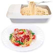 Fogão de macarrão para micro-ondas Kitchen Discovery No Stick com tampa Fogão de macarrão para micro-ondas Kitchen Discovery No Stick com tampa