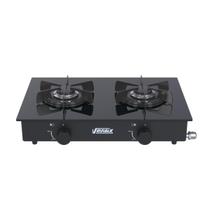 Fogao de Mesa 2 Bocas Venax Flamalar Vitreo Preto Fosco Gas Glp Fogao de Mesa 2 Bocas Venax Flamalar Vitreo Preto Fosco Gas Glp