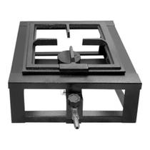 Fogão De Mesa 20x20 Industrial 1 Boca Alta Pressão Mr Fogões