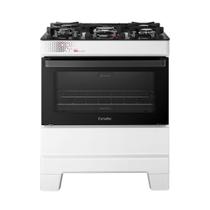 Fogão de Mesa Esmaltec 5 Bocas T5VAB Ideal Top Glass - Acendimento Automático, Branco, Bivolt Fogão de Mesa Esmaltec 5 Bocas T5VAB Ideal Top Glass - Acendimento Automático, Branco, Bivolt