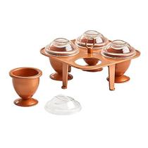 Fogão de ovos Copper Chef Copper Eggs com revestimento antiaderente Fogão de ovos Copper Chef Copper Eggs com revestimento antiaderente