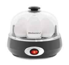 Fogão de ovos Elite Gourmet EGC007CHC Rapid 7 ovos cinza carvão