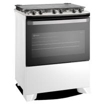 Fogão de Piso 5 Bocas Gás Electrolux FE5IW Mesa Inox Acendimento Automático Branco 65L