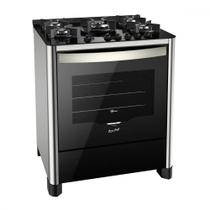 Fogão de Piso 5 Bocas Gran Cheff Tripla Chama com Grill 127v Inox - Fischer