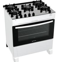 Fogão de Piso Atlas 5 Bocas Monaco Acendimento Automático Top Glass