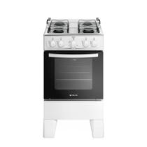 Fogão de Piso Atlas Milão 4 Bocas com Mesa Inox