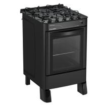 Fogão de Piso Esmaltec 4 Bocas Agata Glass Bivolt 0104002094