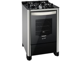 Fogão de Piso Fischer 4 Bocas Gran Cheff com Mesa de Vidro Silver - Bivolt Fogão de Piso Fischer 4 Bocas Gran Cheff com Mesa de Vidro Silver - Bivolt