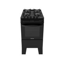 Fogão de Piso Itatiaia 4 Bocas Electra Glass Plus Preto - Bivolt