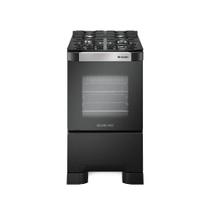Fogão de Piso Mueller 4 Bocas Decorato Vetro Preto Bivolt