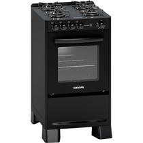 Fogão de Piso Neo Cook mesa de vidro 4 Queimadores Preto Bivolt Suggar FGV410PT