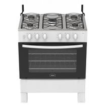 Fogão De Piso Realce Hera Plus 5 Bocas Branco Glp Forno 94l