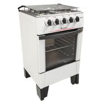 Fogão de Piso Sirius 4 Bocas Forno Easy Clean Braslar