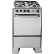 Fogão de Piso Suggar Select 4 Bocas Prata Mesa Inox