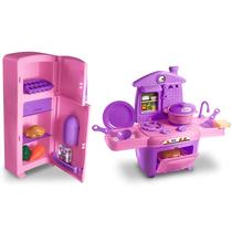 Fogao E Geladeira Infantil Com Acessorios Grand Cozinha 7815 - Zuca Toys Fogao E Geladeira Infantil Com Acessorios Grand Cozinha 7815 - Zuca Toys