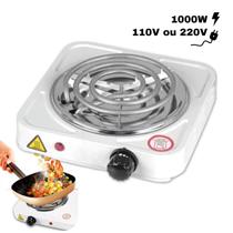Fogão Elétrico 1 Boca Portátil Espiral 1000W Fogareiro 110V Fogão Elétrico 1 Boca Portátil Espiral 1000W Fogareiro 110V