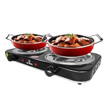 Fogão Elétrico 2 Bocas 2000w Fogão de Mesa Cooktop Portátil 127v