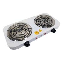 Fogão Elétrico 2 Bocas Fogareiro Portátil 2000w Bak Camping Cor Branco