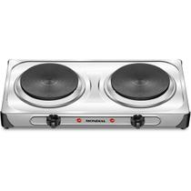 Fogão Elétrico 2 Bocas Mondial Fast Cooktop FE03 Portátil Mesa Apartamento e Cozinha Compacta Viagem
