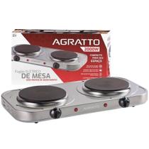 Fogão elétrico Agratto 2 Pratos de Mesa 2000W Agratto FM 220V