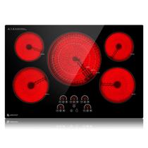 Fogão elétrico AMZCHEF 30 polegadas 5 queimadores 9000W 220V-240V Fogão elétrico AMZCHEF 30 polegadas 5 queimadores 9000W 220V-240V