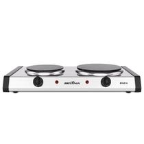 Fogão Elétrico Britânia 2 Bocas Aço Inox BFG01A